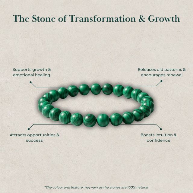 AstroLucrum Malachite Growth Bracelet