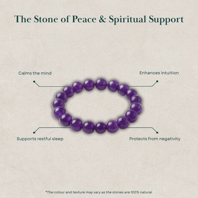 AstroLucrum Amethyst Support Bracelet