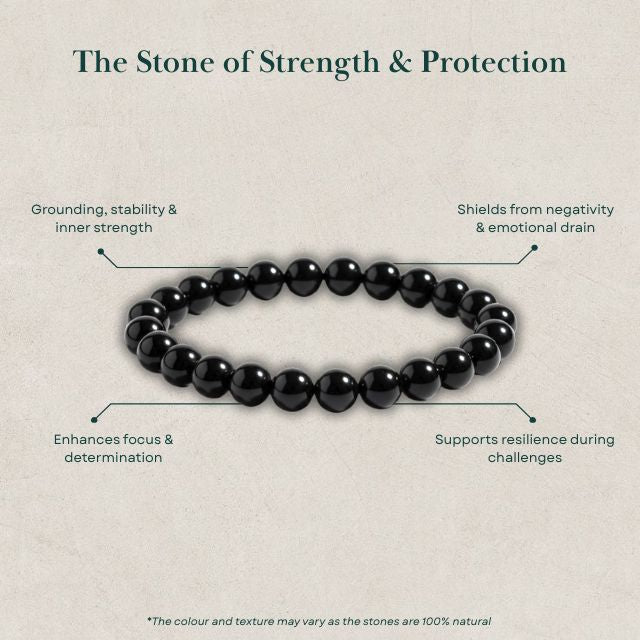 AstroLucrum Black Onyx Strength Bracelet