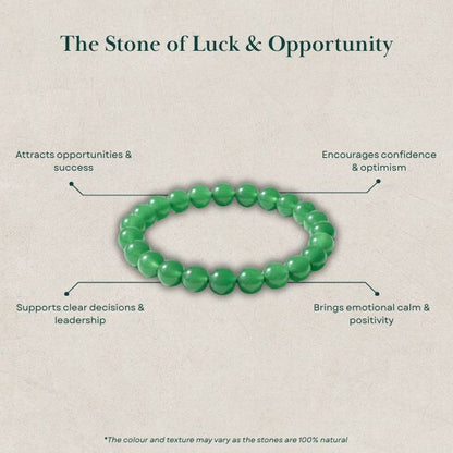 AstroLucrum Green Aventurine Opportunity Bracelet