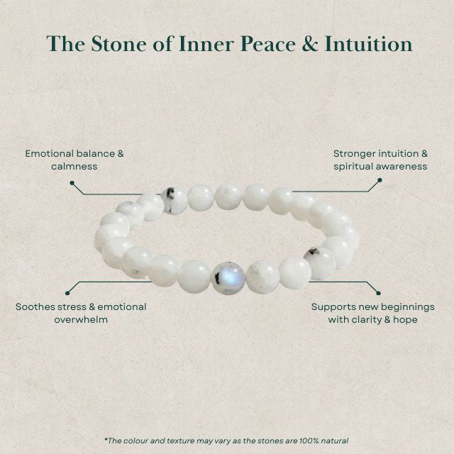 AstroLucrum Moon Stone Calming Bracelet