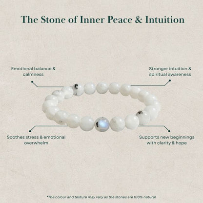 AstroLucrum Moon Stone Calming Bracelet