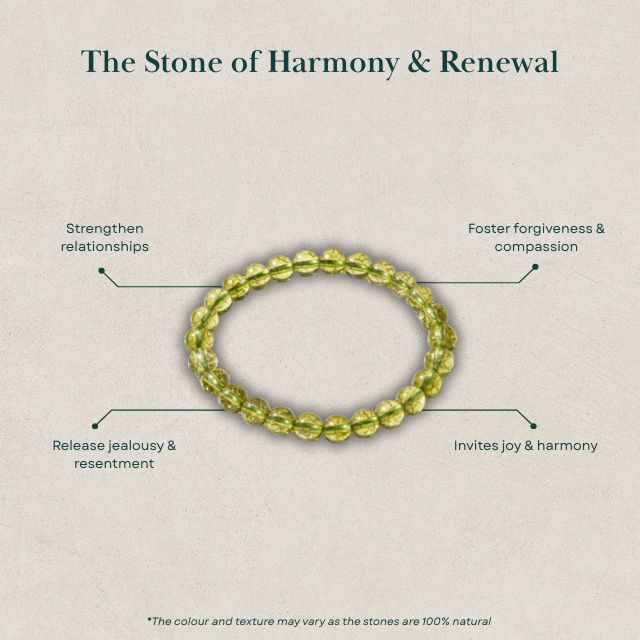 AstroLucrum Peridot Relation Booster Bracelet