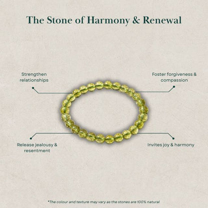 AstroLucrum Peridot Relation Booster Bracelet