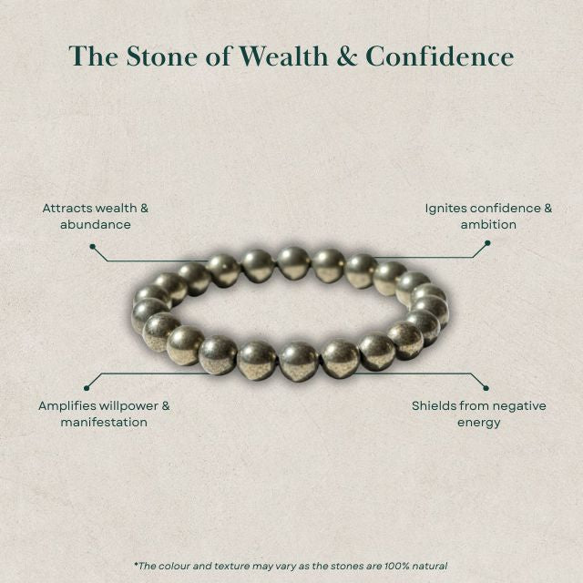 AstroLucrum Pyrite Financial Expansion Bracelet