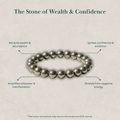 AstroLucrum Pyrite Financial Expansion Bracelet