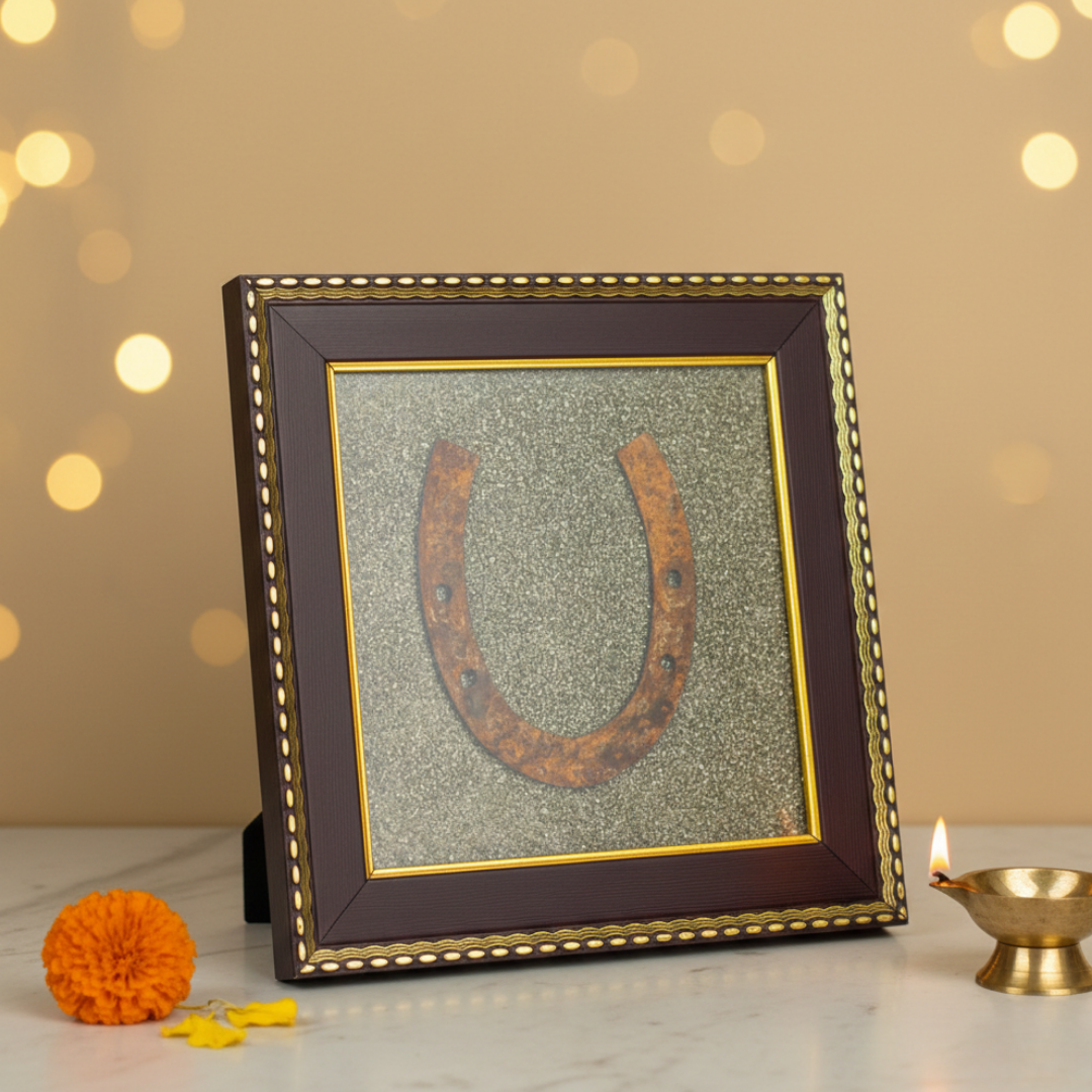 Ghode Ki Nall on Raw Pyrite Frame