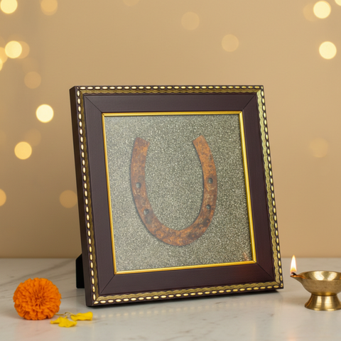 Ghode Ki Nall on Raw Pyrite Frame
