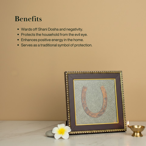 Ghode Ki Nall on Raw Pyrite Frame