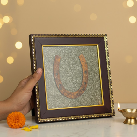 Ghode Ki Nall on Raw Pyrite Frame