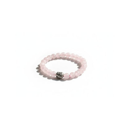 AstroLucrum Rose Quartz Buddha Love Bracelet