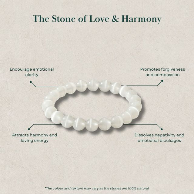 AstroLucrum Selenite Love & Harmony Bracelet
