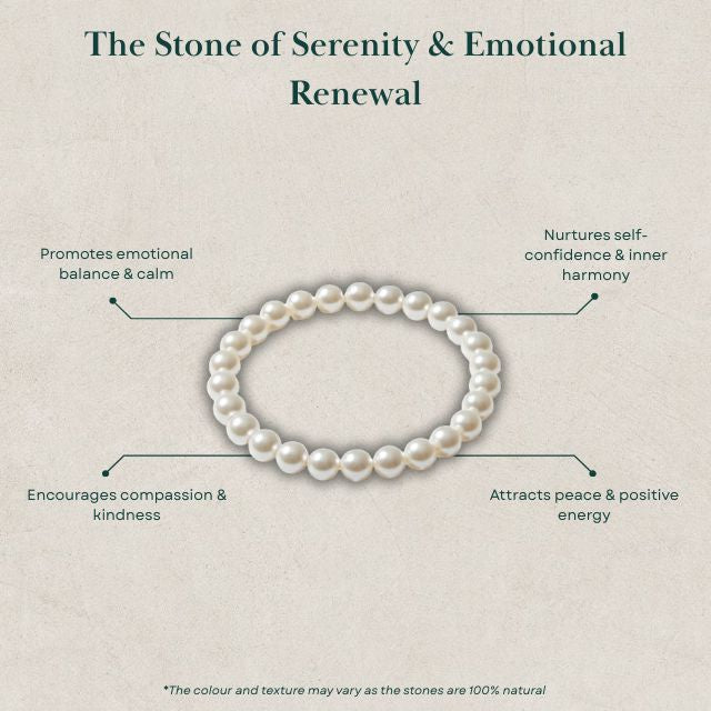 AstroLucrum Shell Pearl Well Being Bracelet