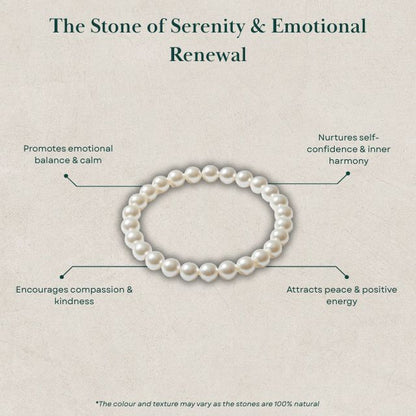 AstroLucrum Shell Pearl Well Being Bracelet