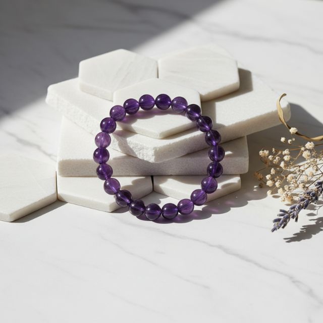 AstroLucrum Amethyst Support Bracelet