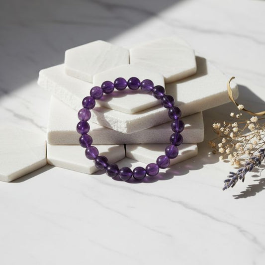 AstroLucrum Amethyst Support Bracelet