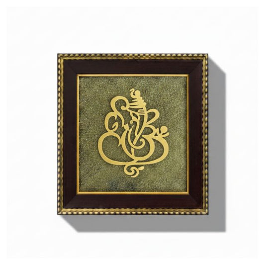 AstroLucrum Ganesha Pyrite Frame