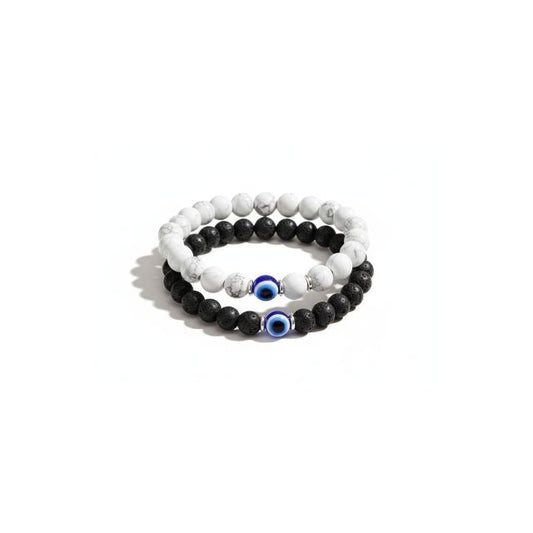 AstroLucrum Evil Eye Couple Bracelet