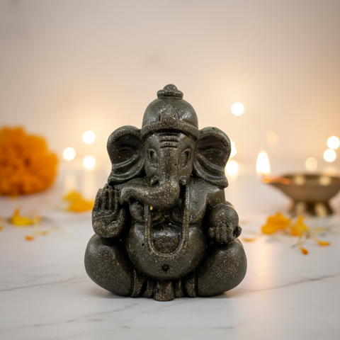 Pyrite Ganesh Ji Murti