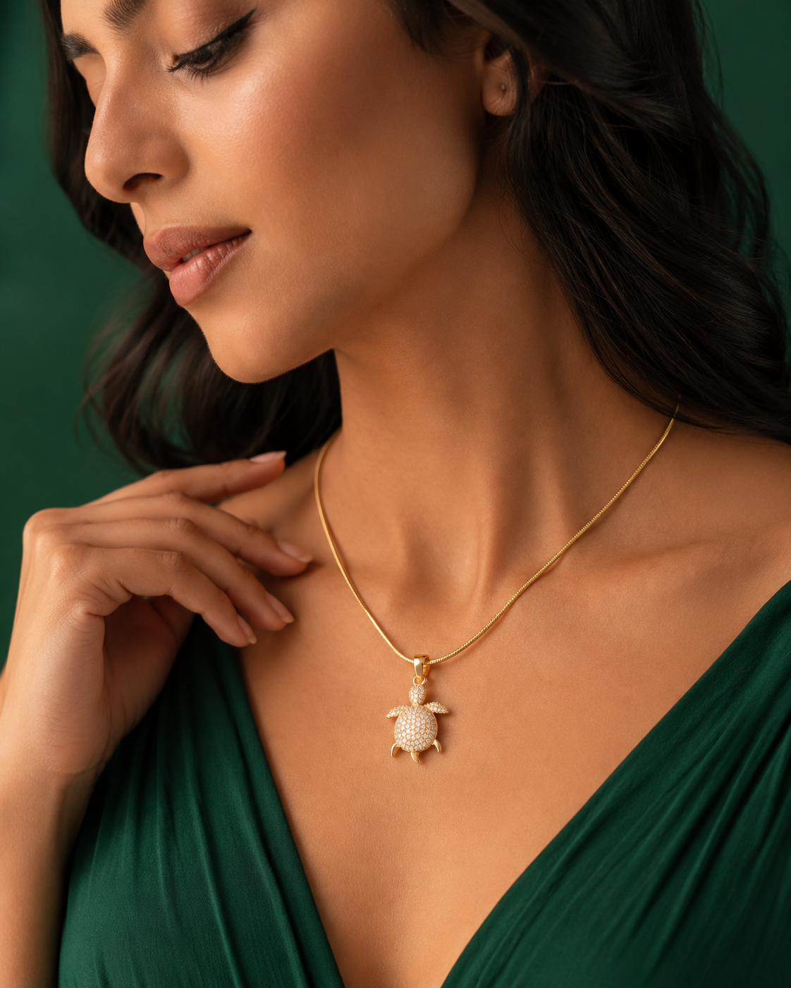 Divine Turtle Shield Pendant