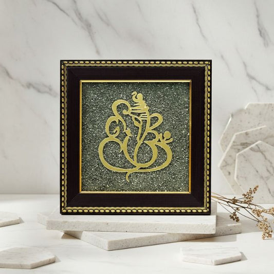 AstroLucrum Ganesha Pyrite Frame