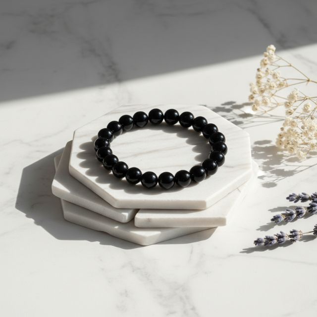 AstroLucrum Black Onyx Strength Bracelet