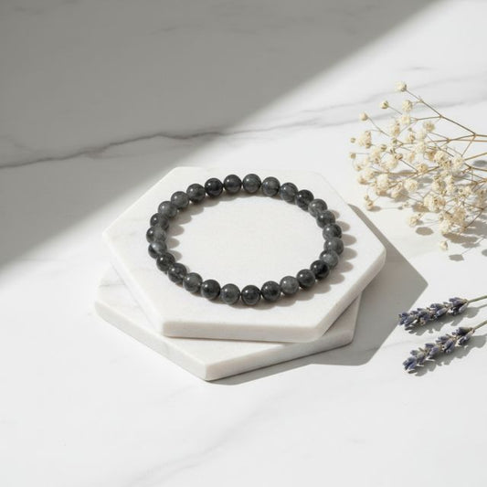 AstroLucrum Grey Labradorite Aura Protector Bracelet