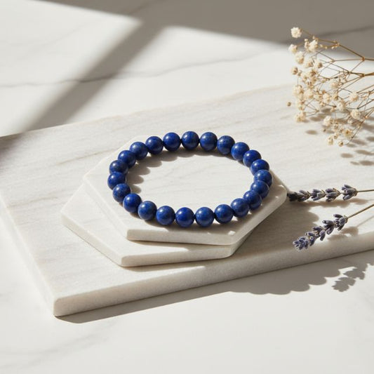 AstroLucrum Lapis Lazuli Mental Health Bracelet