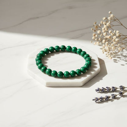 AstroLucrum Malachite Growth Bracelet