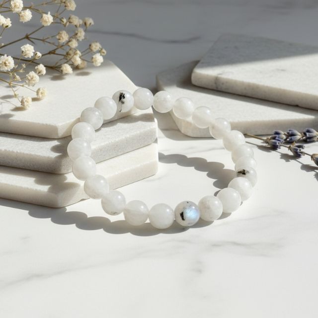 AstroLucrum Moon Stone Calming Bracelet