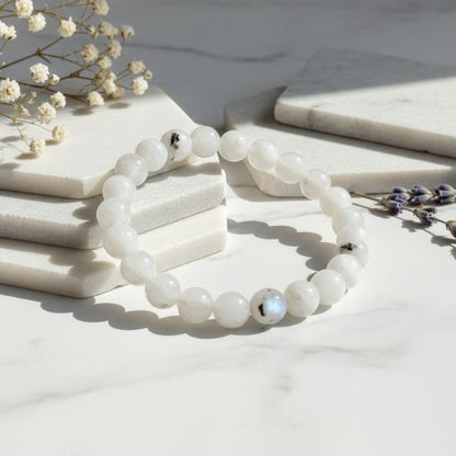 AstroLucrum Moon Stone Calming Bracelet