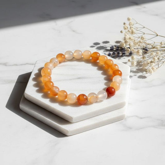 AstroLucrum Carnelian Power Enhancer Bracelet